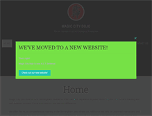 Tablet Screenshot of magiccitydojo.com